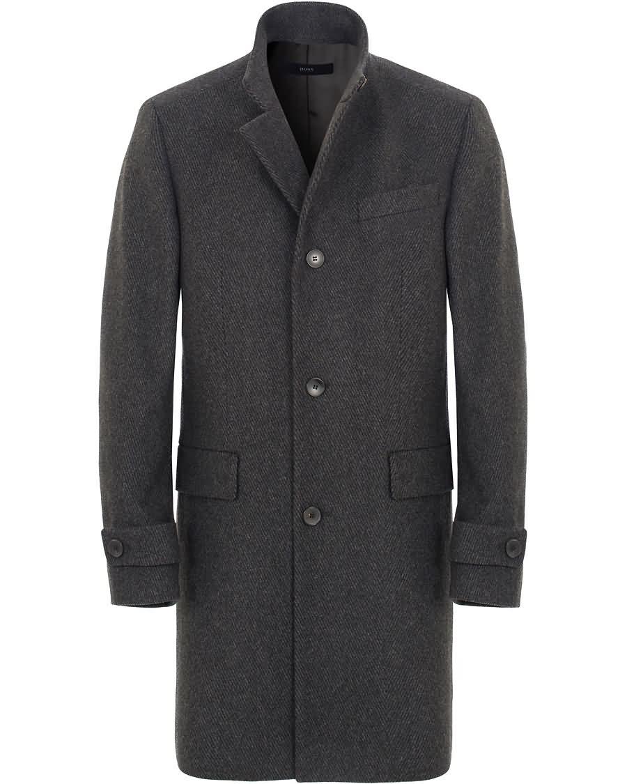 boss sintrax1 wool coat dark grey Originale Butikker muh4p